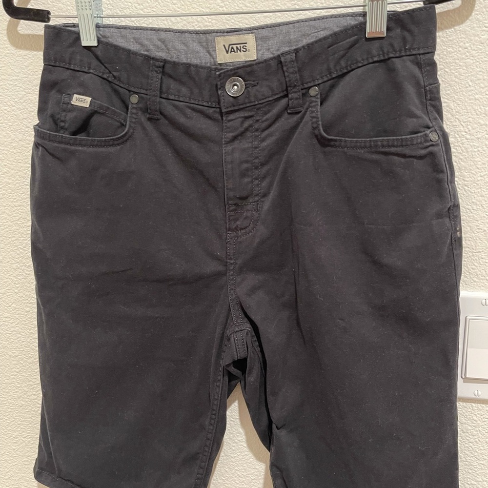 Black Vans Boys Shorts
